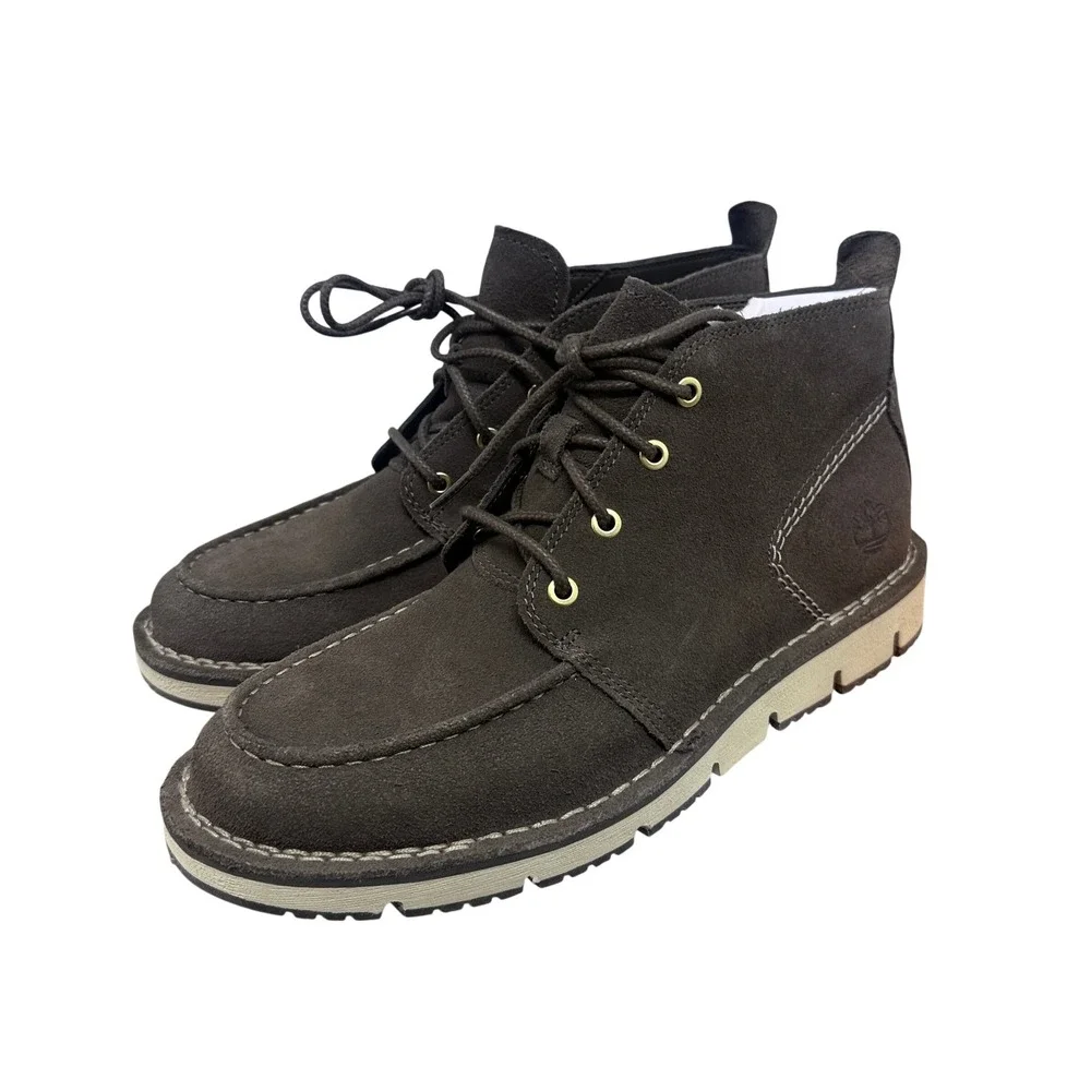 Timberland Westmore Mid Lace Chukka Boot Mens 8.5 Olive Suede TB0A5YGY901
